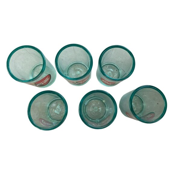 Rare 6-Piece Acrylic Coca-Cola Glasses Tumblers Set With Classic Logo Design - Picture 4 of 4